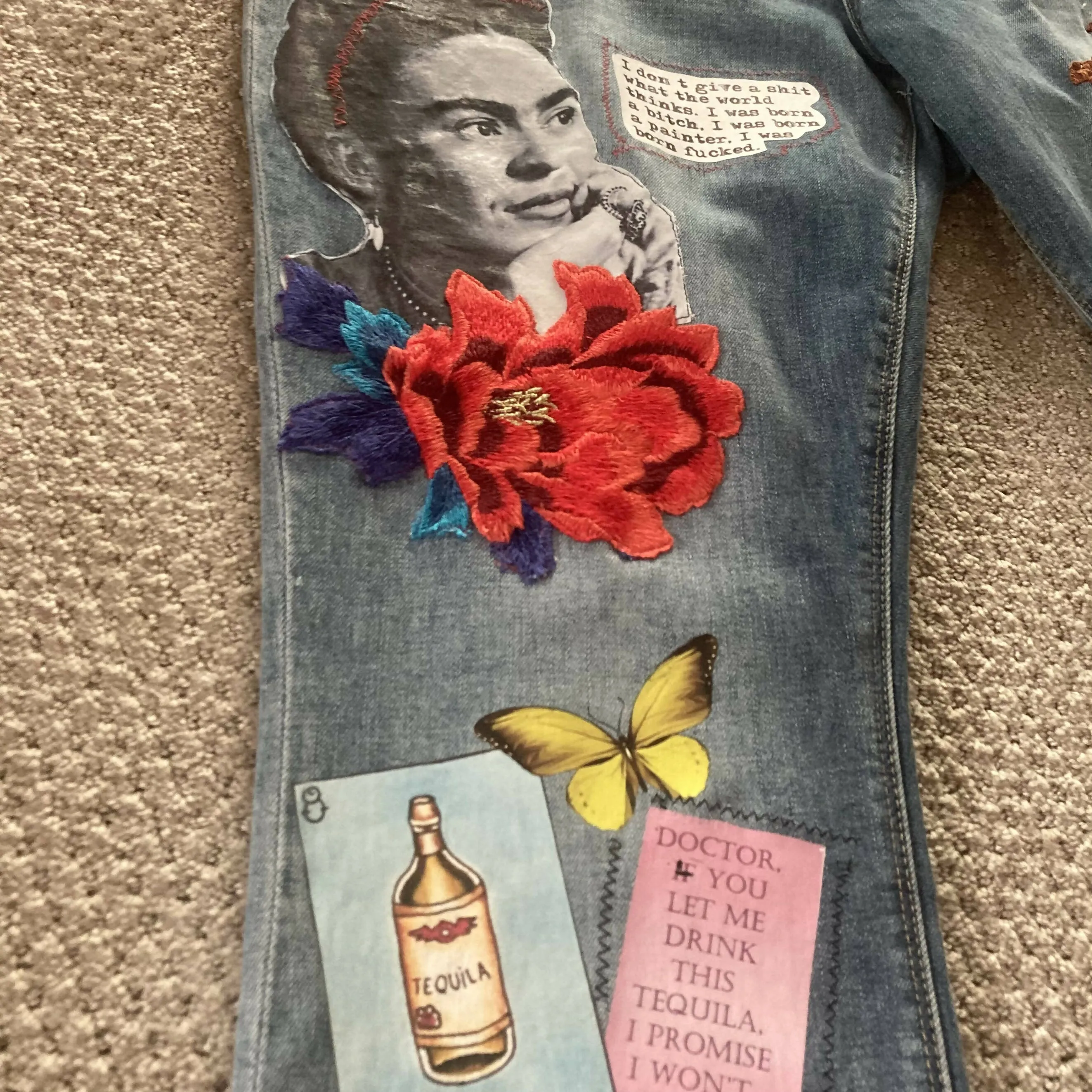 Maggie Devos - Frida Embellished Jeans - Size 16 W