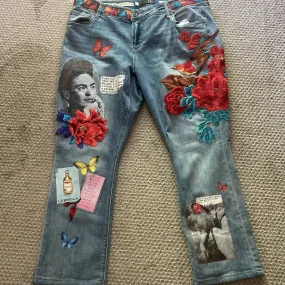 Maggie Devos - Frida Embellished Jeans - Size 16 W