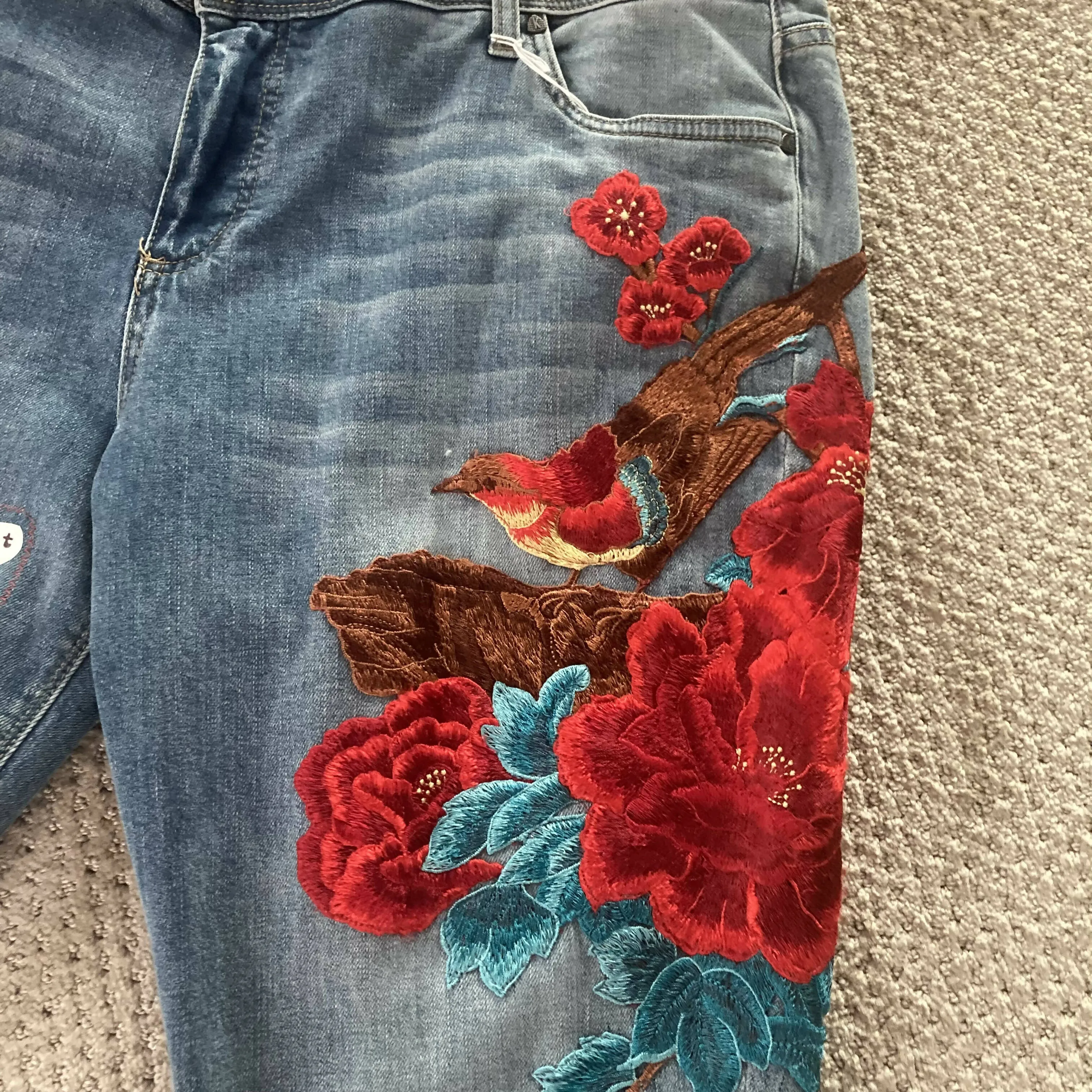 Maggie Devos - Frida Embellished Jeans - Size 16 W