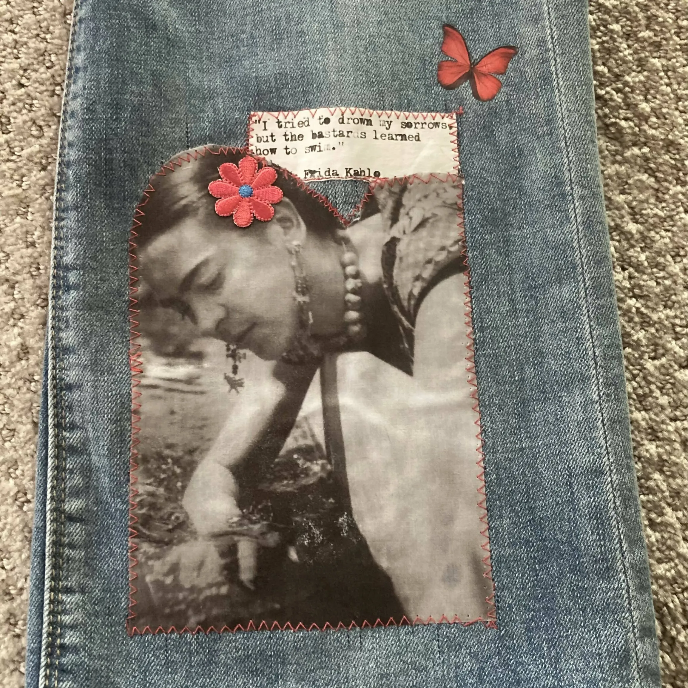 Maggie Devos - Frida Embellished Jeans - Size 16 W