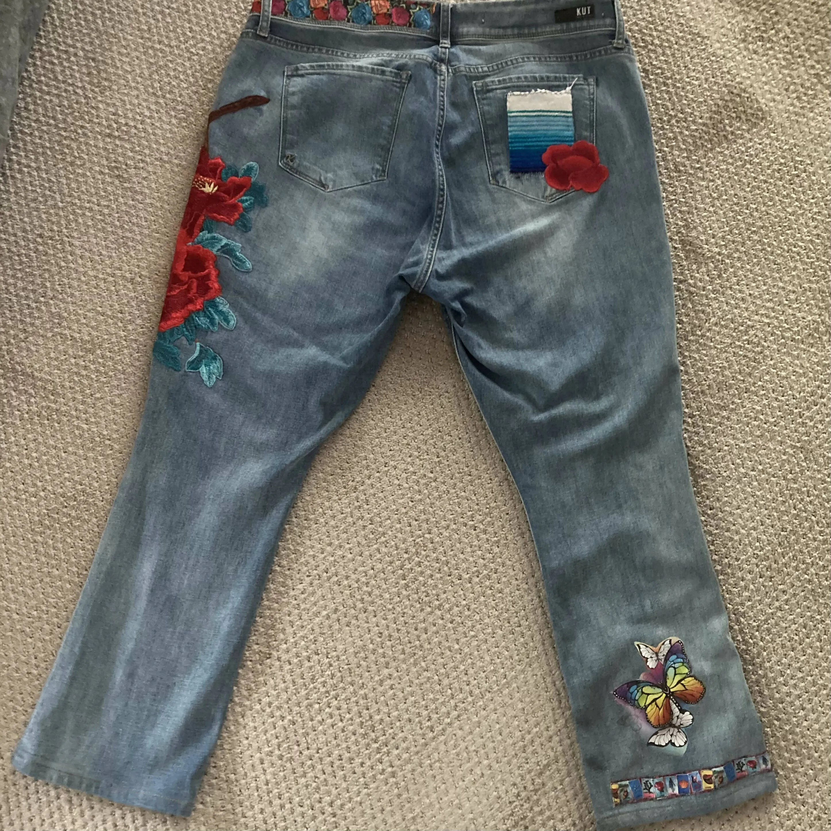 Maggie Devos - Frida Embellished Jeans - Size 16 W