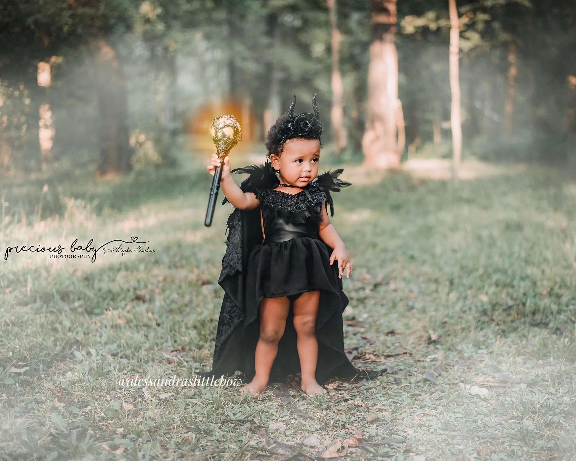 Maleficent Luxury Romper