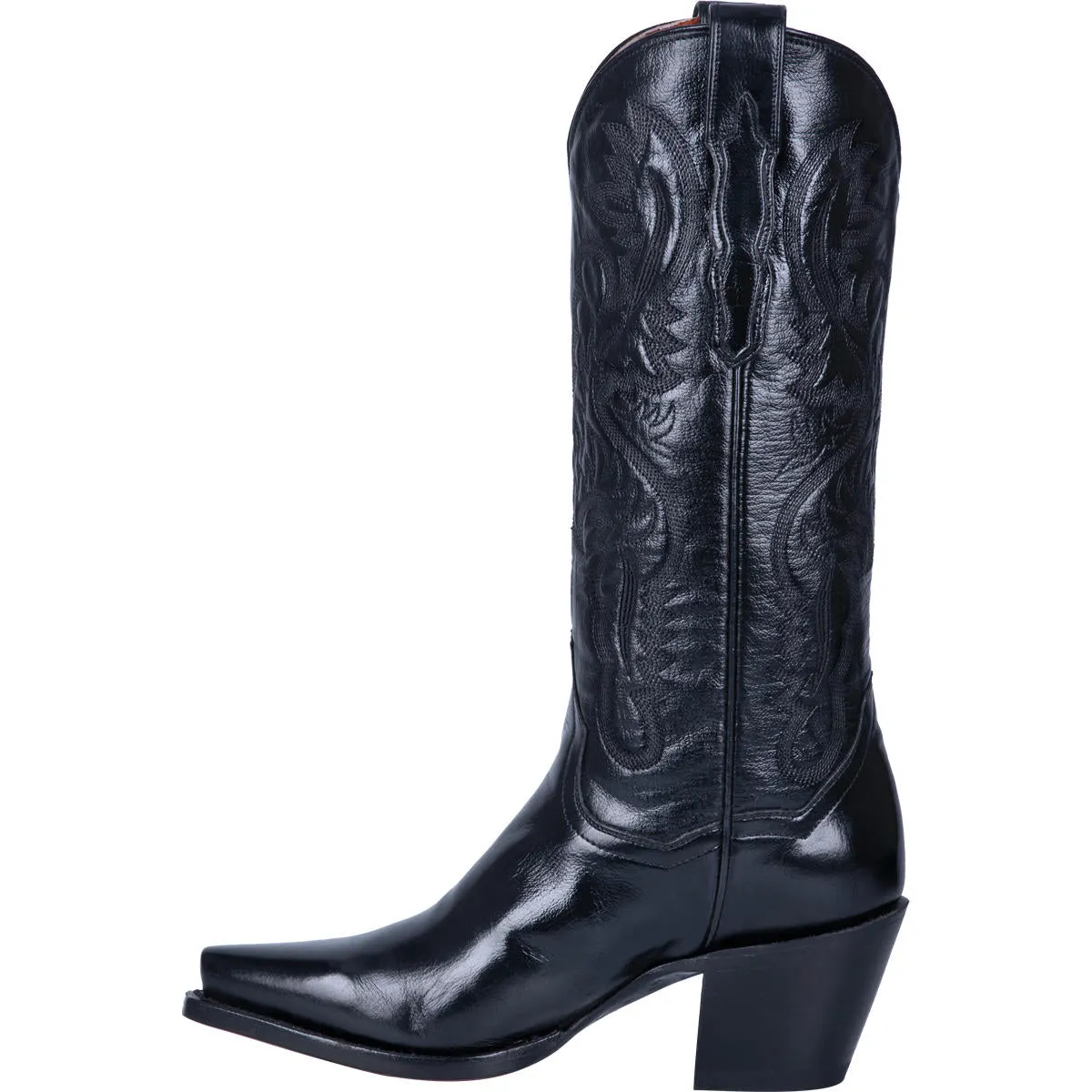 Maria Black Stitched Leather Boots  (DS)