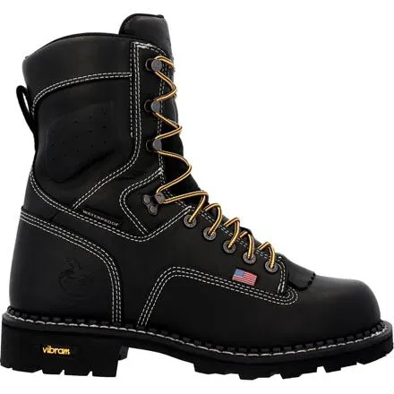 Men's USA Logger Waterproof Work Boot