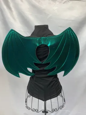 Metallic Teal Green Dragon Midlevel Wings