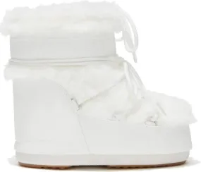 Moon Boot Icon faux-fur snow boots White