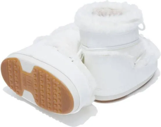 Moon Boot Icon faux-fur snow boots White