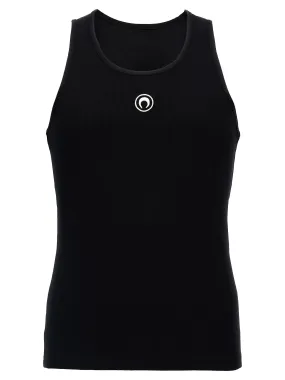 Moon Logo Tops Black