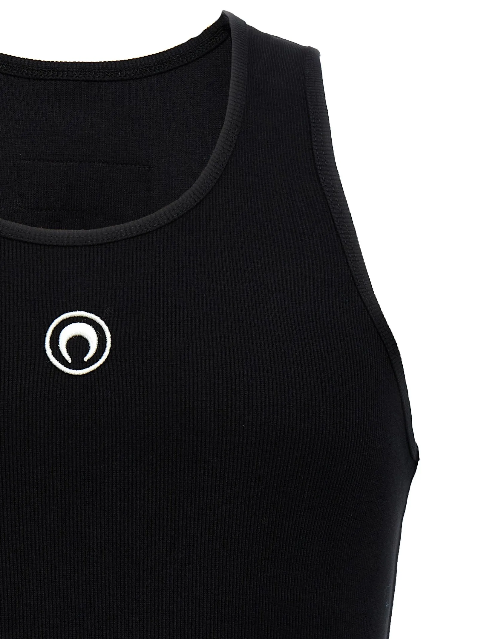 Moon Logo Tops Black