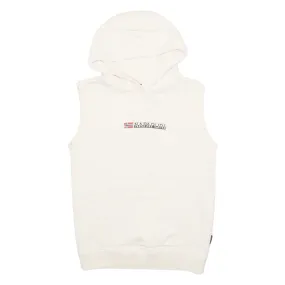 NAPAPIJRI Sleeveless Mens White Hoodie S