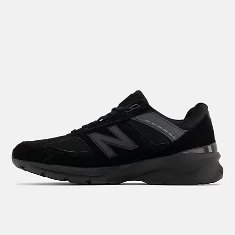 New Balance Mens 990 Athletic Shoes- Black/Black