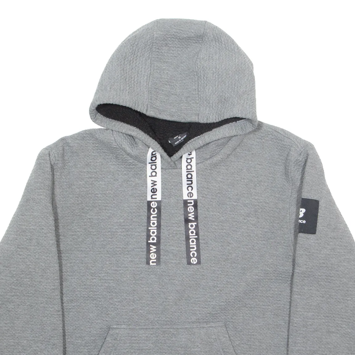 NEW BALANCE Mens Grey Hoodie M