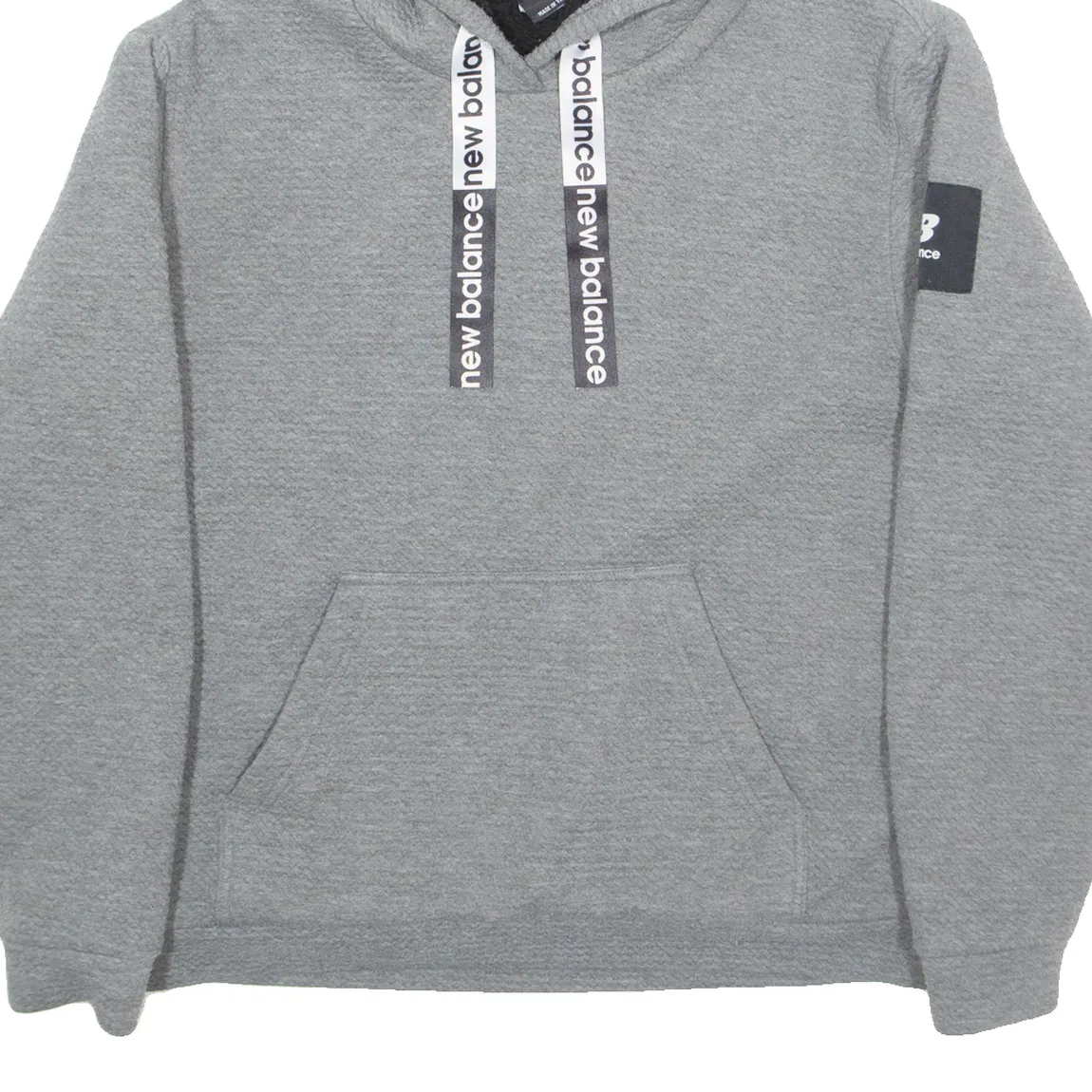 NEW BALANCE Mens Grey Hoodie M