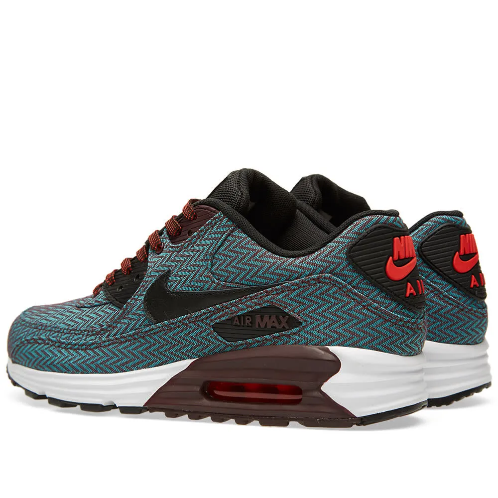 Nike Air Max Lunar90 PRM QS 'Suit & Tie'Deep Burgundy & Black