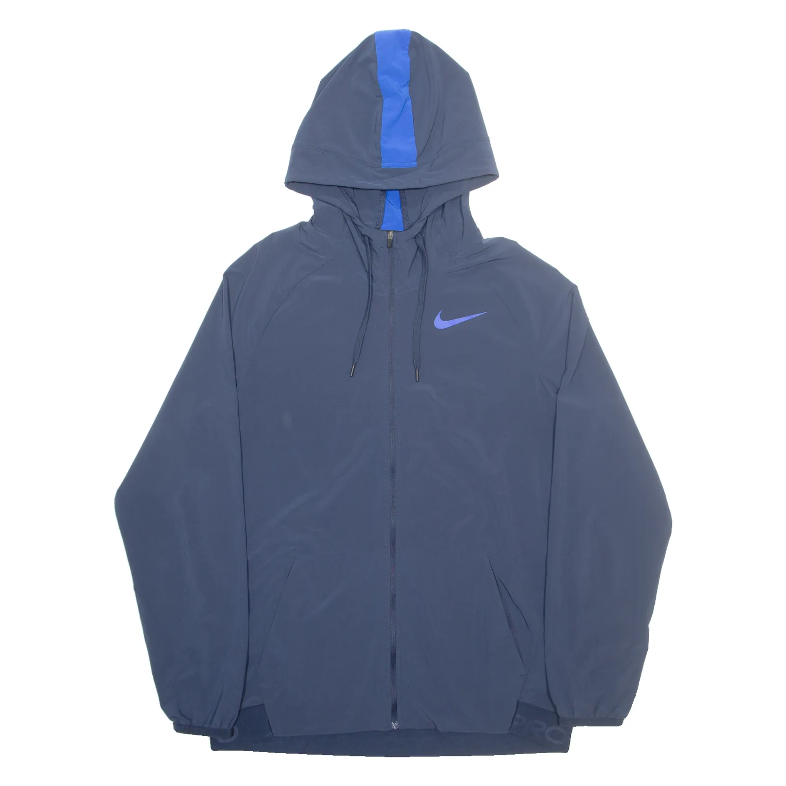 NIKE Dry Fit Mens Blue Hoodie M