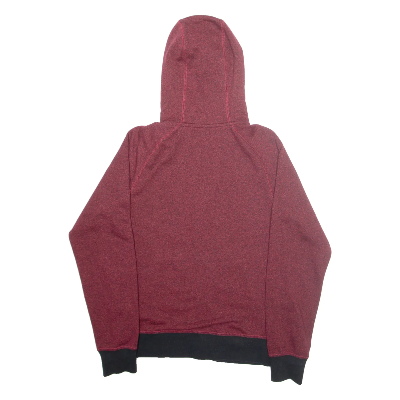 NIKE Mens Maroon Hoodie Full Zip S