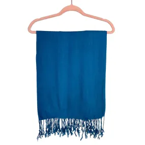 No Brand Teal Tassel Fringe Scarf (see notes)