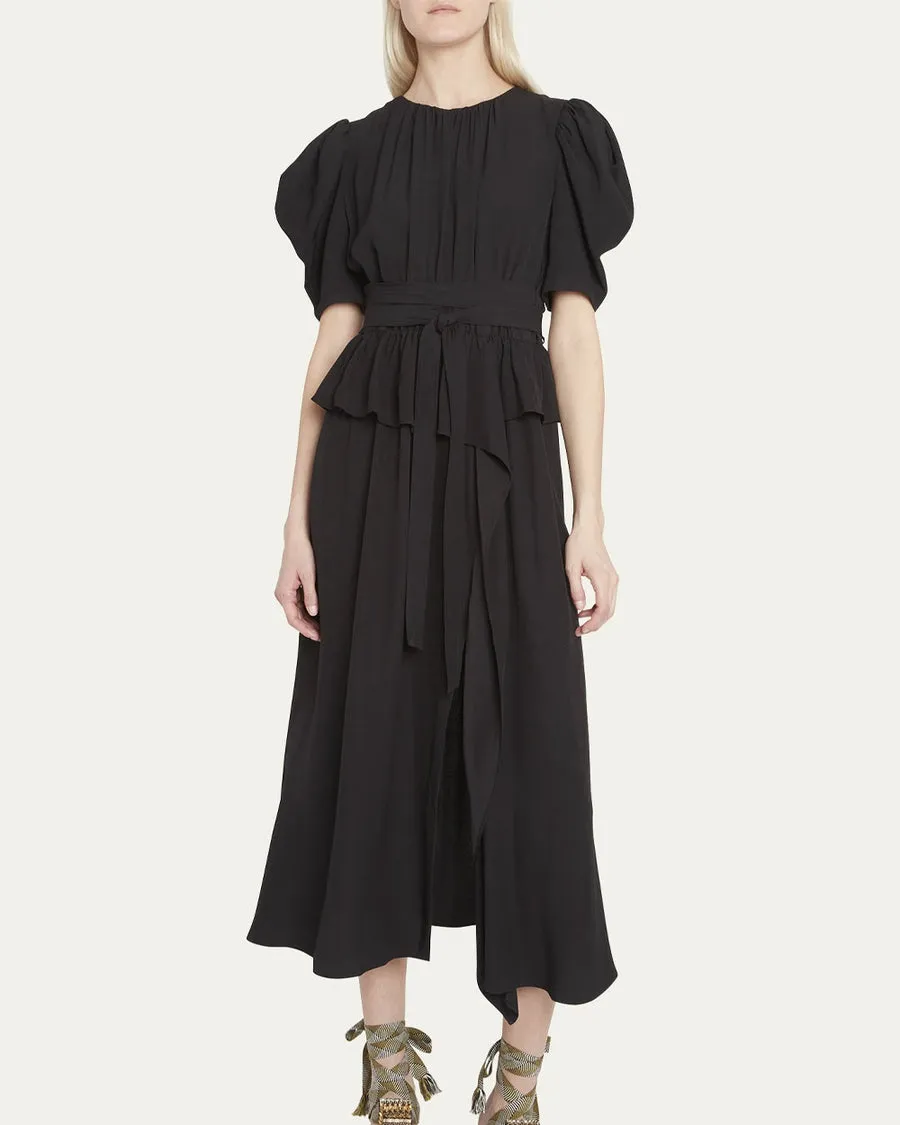 Noir Marion Belted Dress