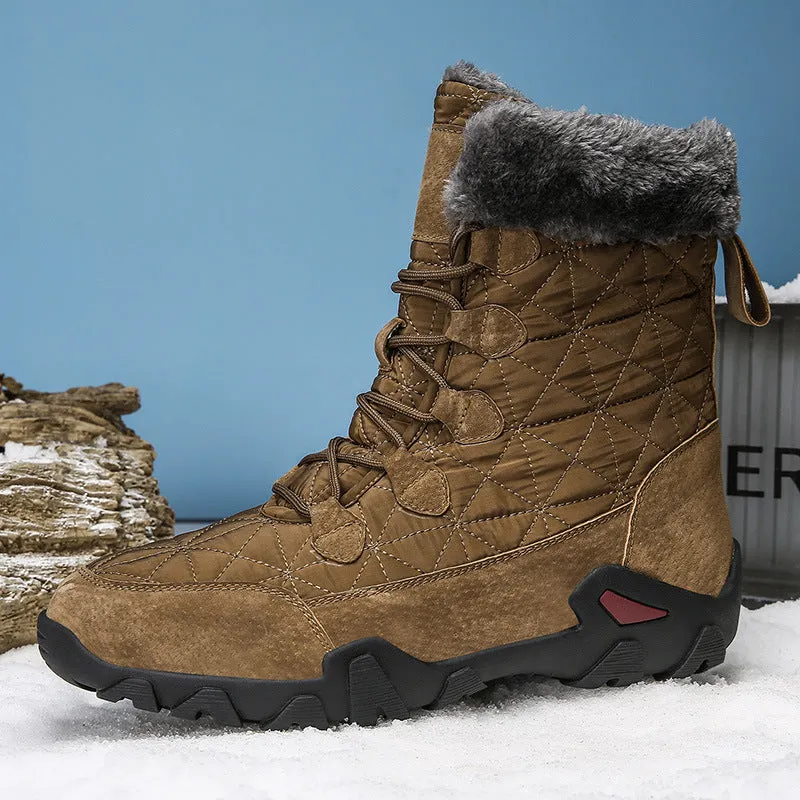 Non-slip snow boots for men