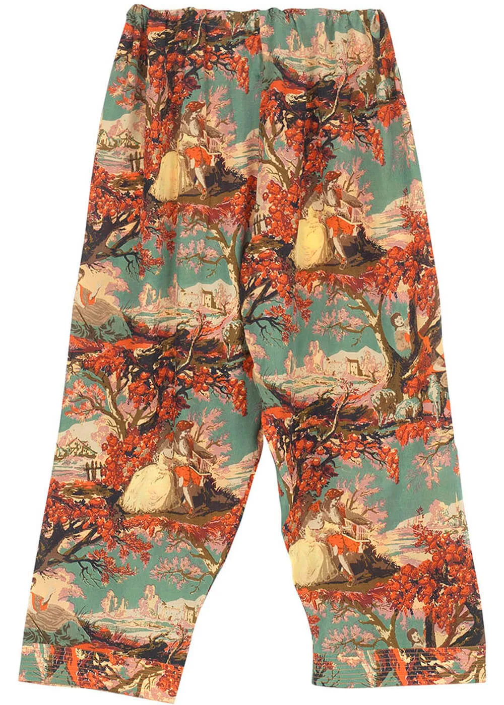 One Hundred Stars Country Toile Crepe Trousers Berry