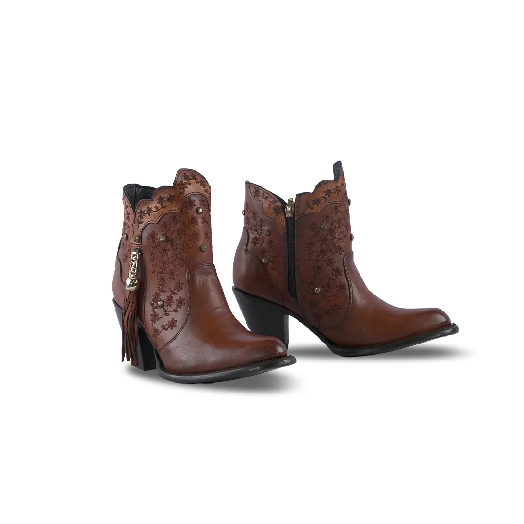 Platino Texas Country Womens Boot Peli Miel Brosh Ximena