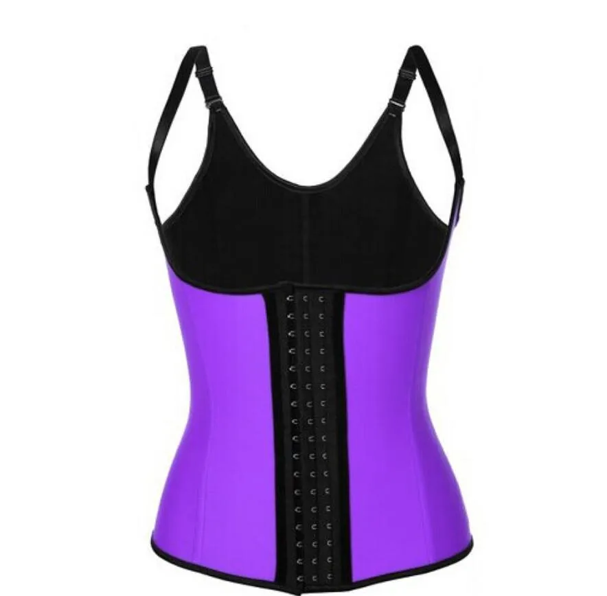 Plus Size S-6XL Waist Trainer Corsets Women Vest Bodyshaper Latex Corset Underbust Sexy Slimming Belt Waist Cincher Body Shaper