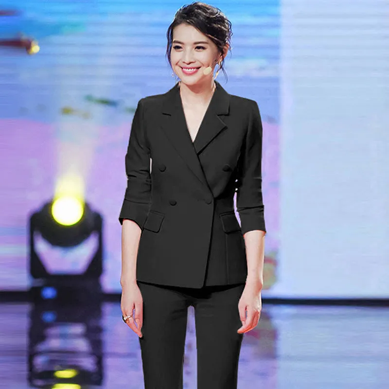 Professional Suit Women | Fashion Two-piece Suit