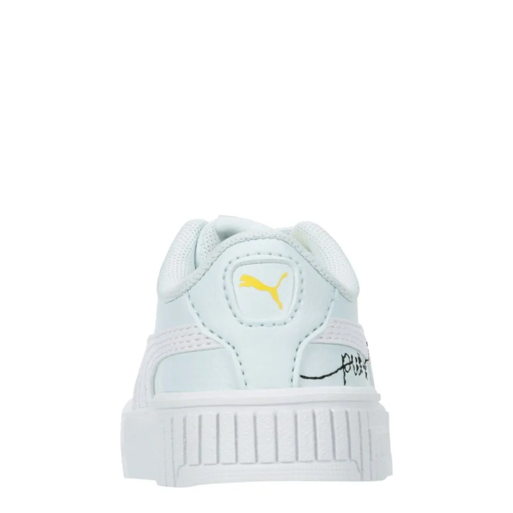 PUMA  GIRLS TODDLER CARINA 2.0 SNEAKER