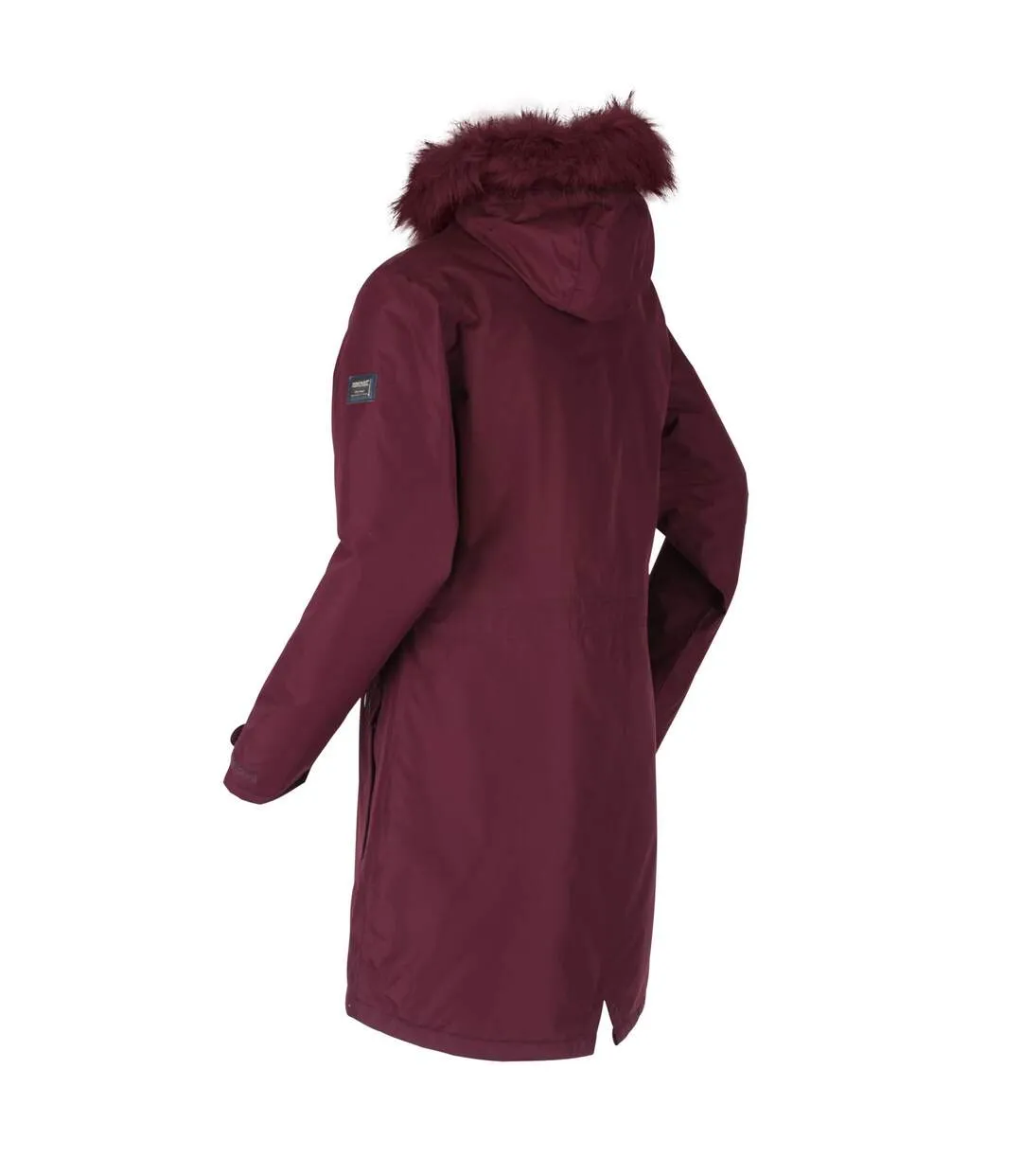 Regatta Womens/Ladies Serleena II Faux Fur Insulated Winter Parka (Dark Burgundy) - UTRG5742