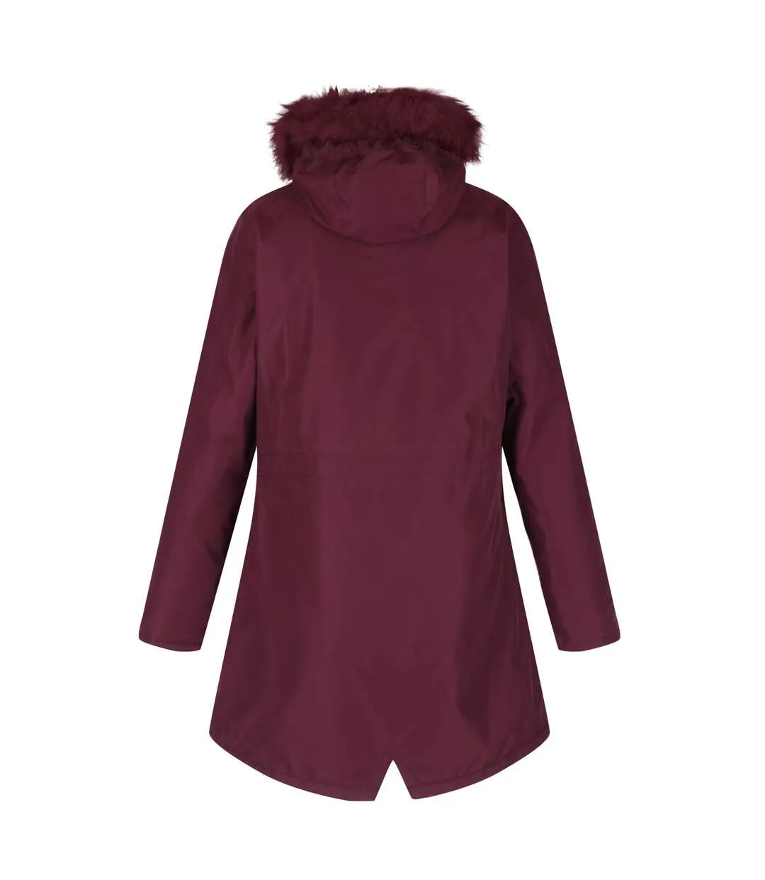 Regatta Womens/Ladies Serleena II Faux Fur Insulated Winter Parka (Dark Burgundy) - UTRG5742