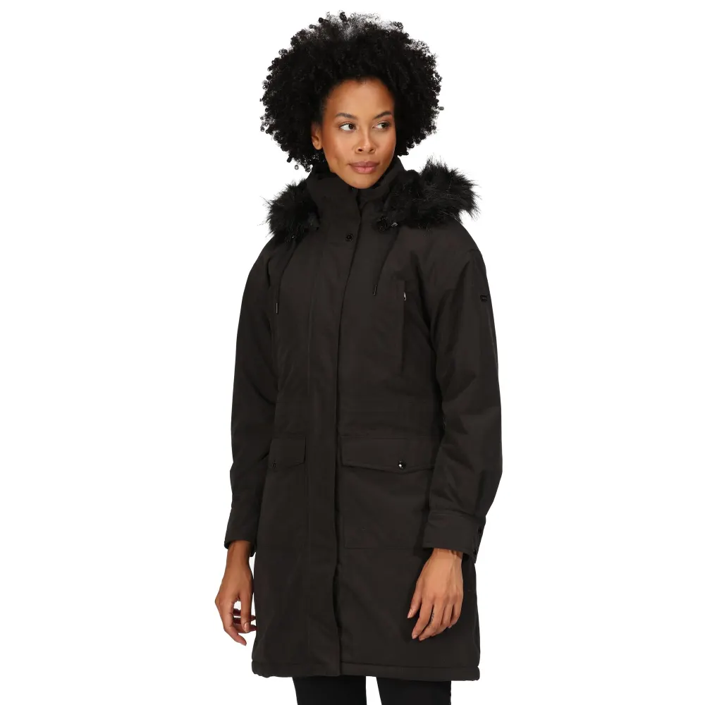 Regatta - Womens/Ladies Shiloh Faux Fur Trim Parka