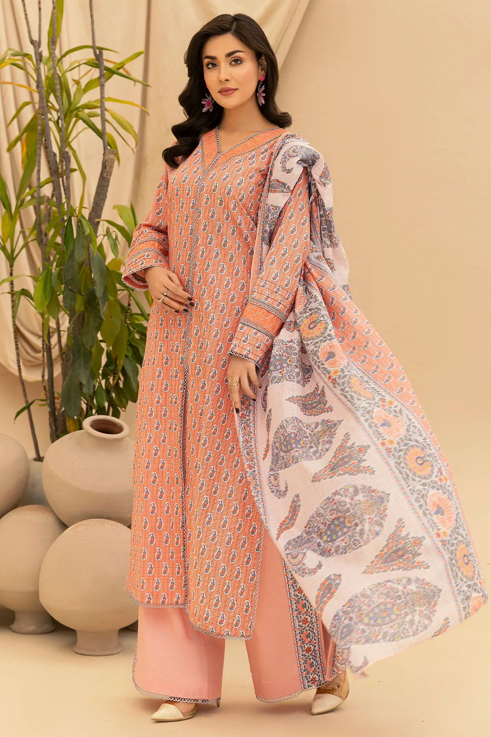 Safwa Safron Vol-02 Fine Digital Printed Lawn Unstitched 3Pc Suit SAF-11