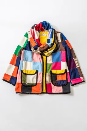 Scarf Jacket - quilt checks