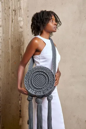 Sethekele Circular Crossbody Handbag