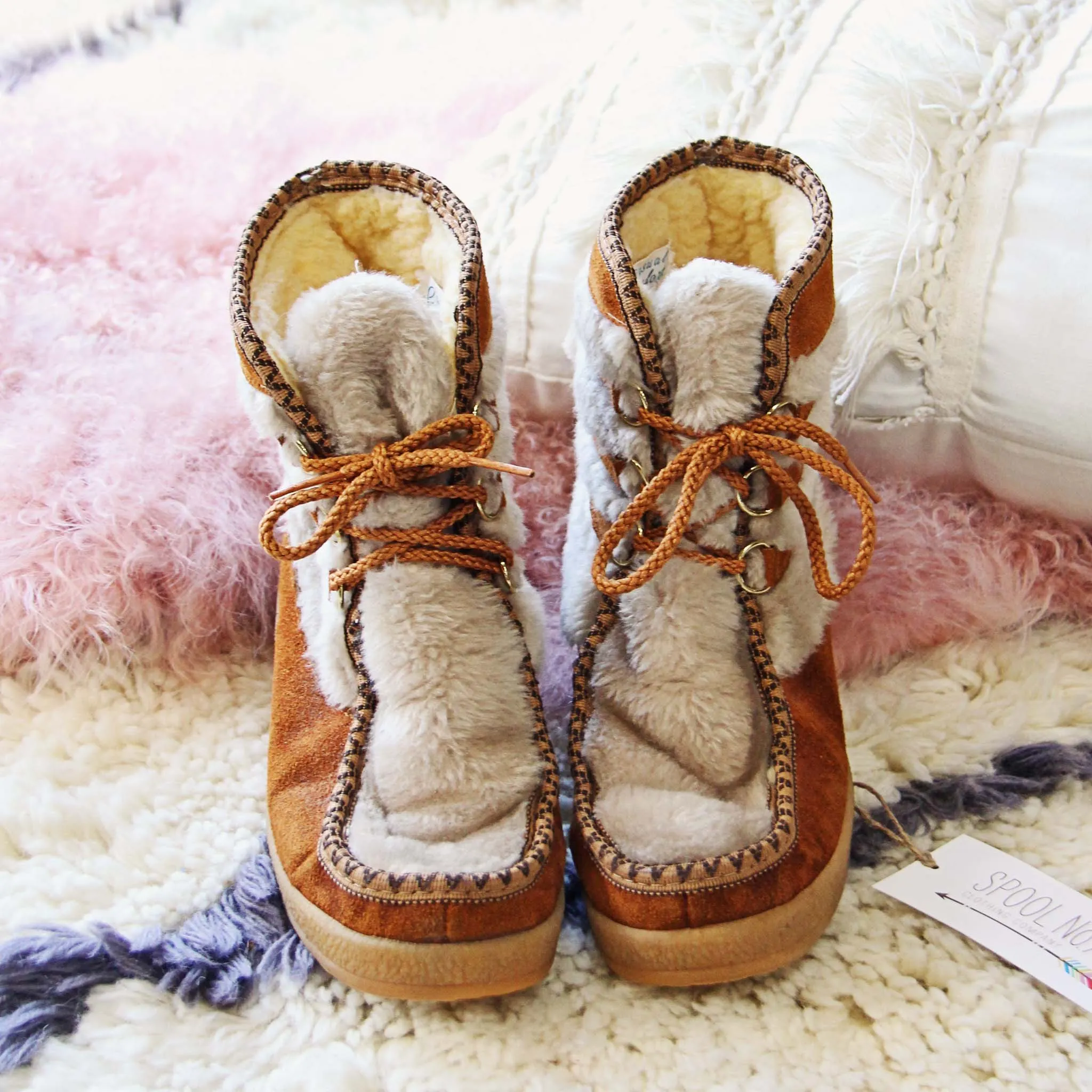 Ski Trip Vintage Snow Boots