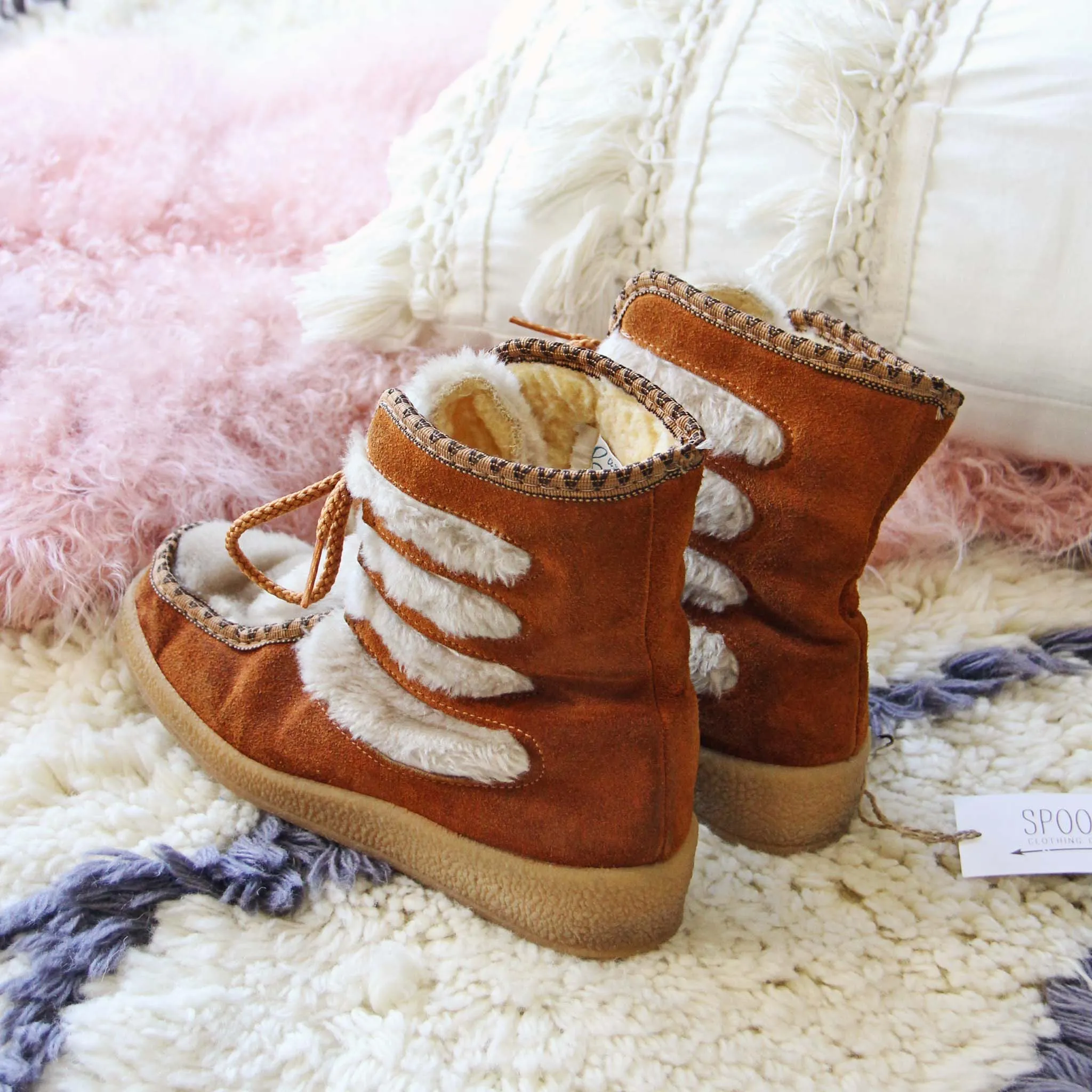 Ski Trip Vintage Snow Boots