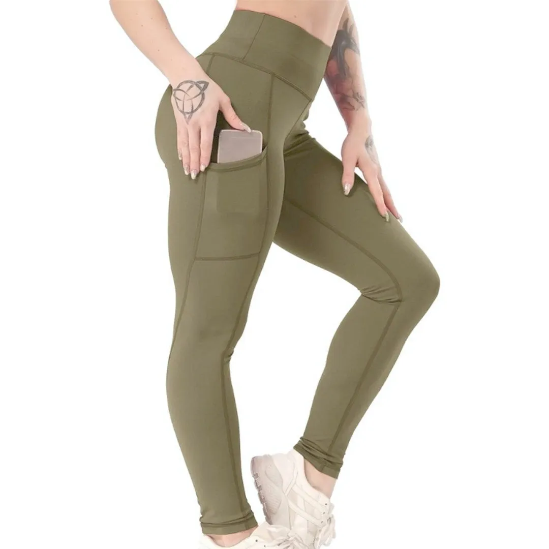 Skyla Scrunch Bum Side Pockets Leggings