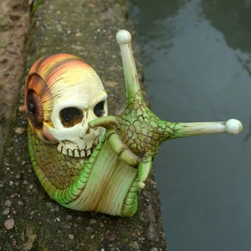 Snail & Skull Ornament