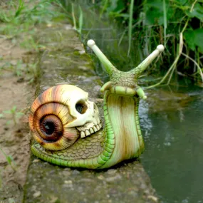 Snail & Skull Ornament