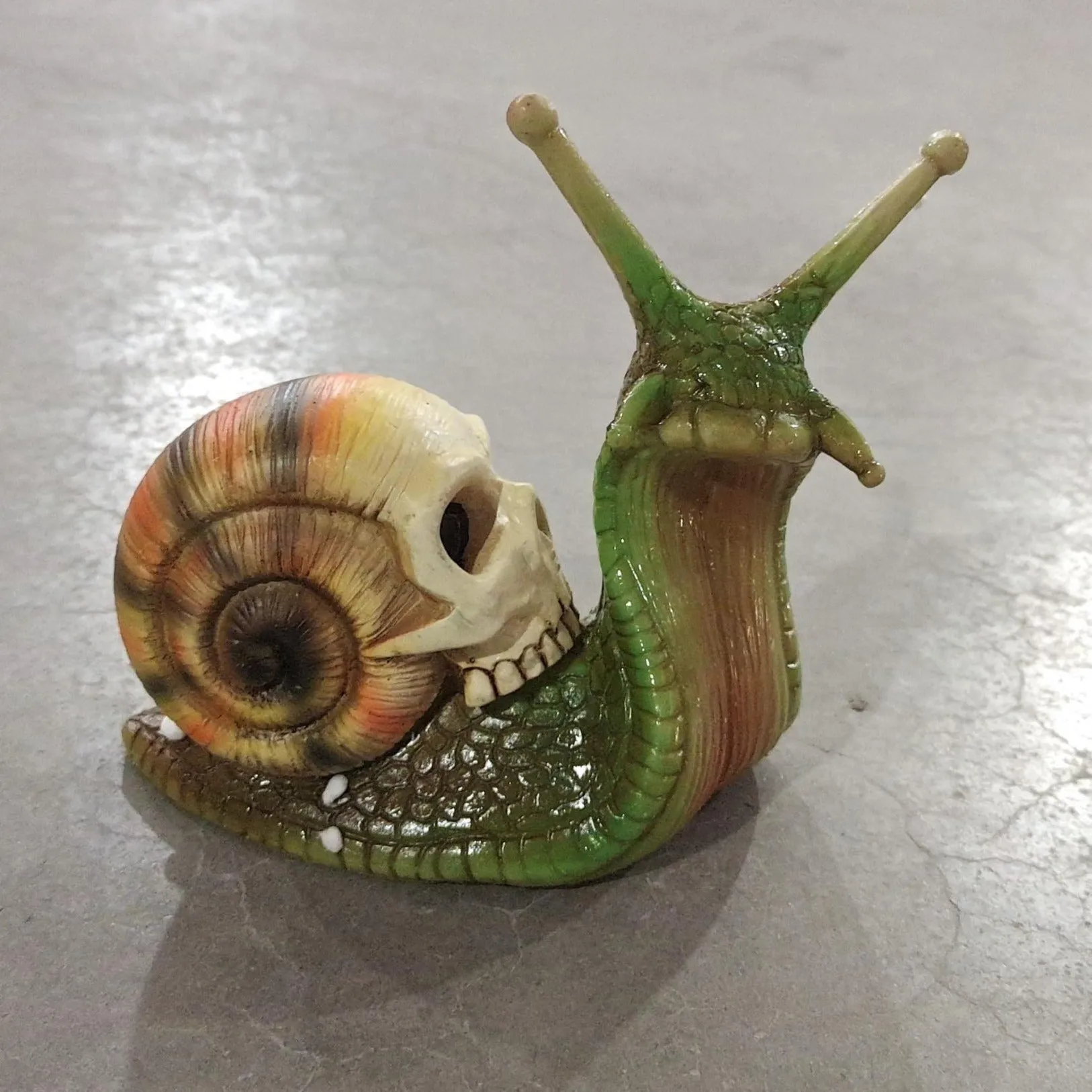 Snail & Skull Ornament