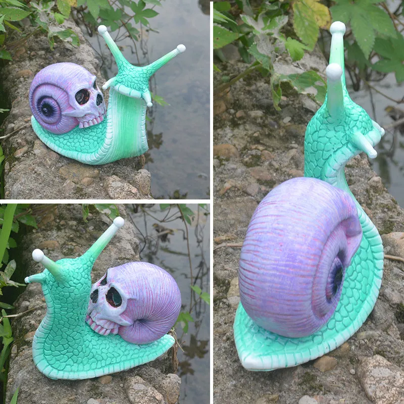 Snail & Skull Ornament