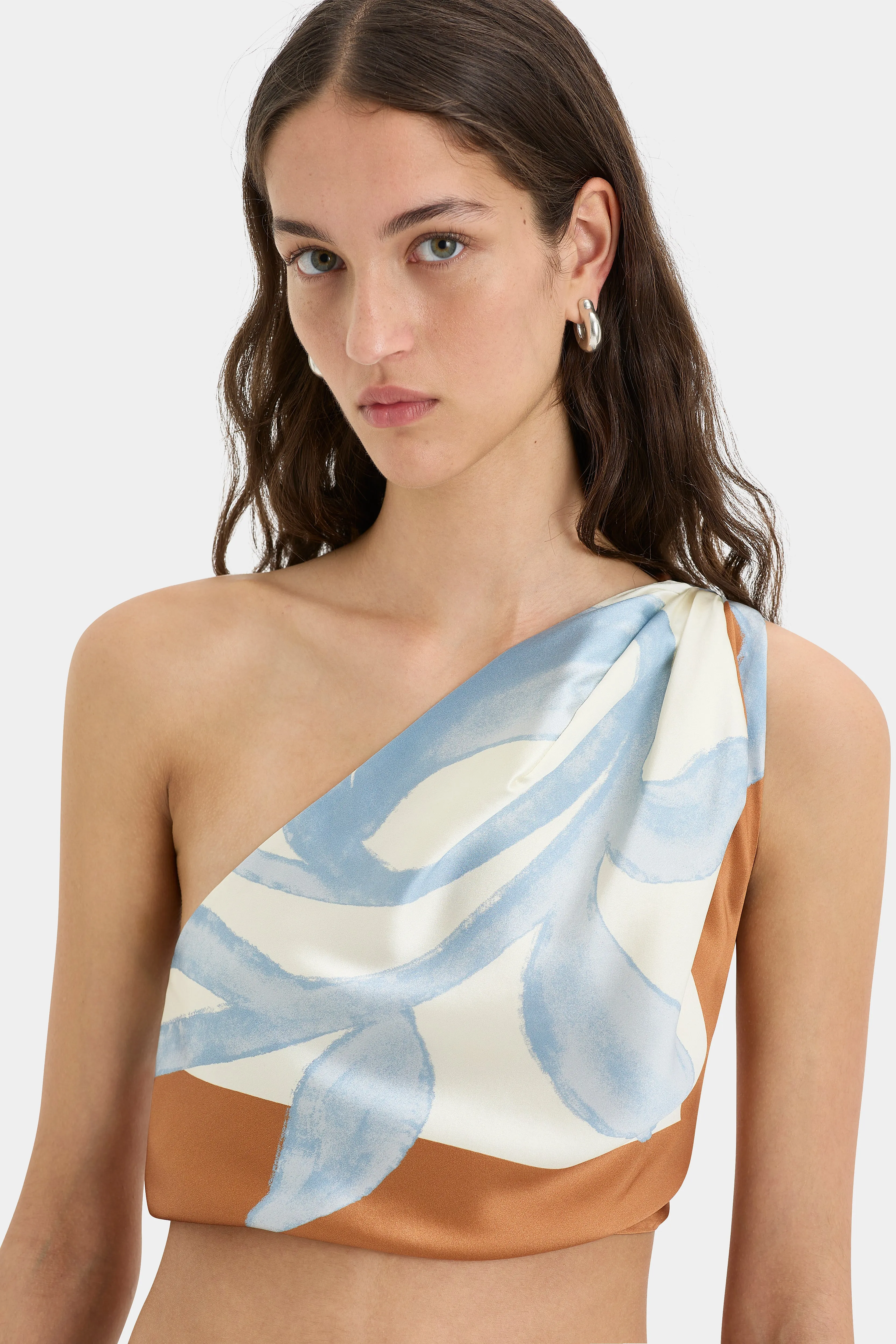 SORRENTO SCARF TOP - SCIARPA PRINT