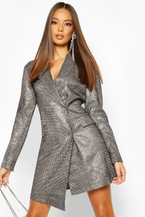 Sparkle Double Breasted Blazer Dress