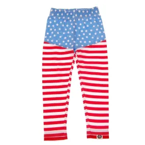 Stars And Stripes Girl Legging by: Mini Shatsu