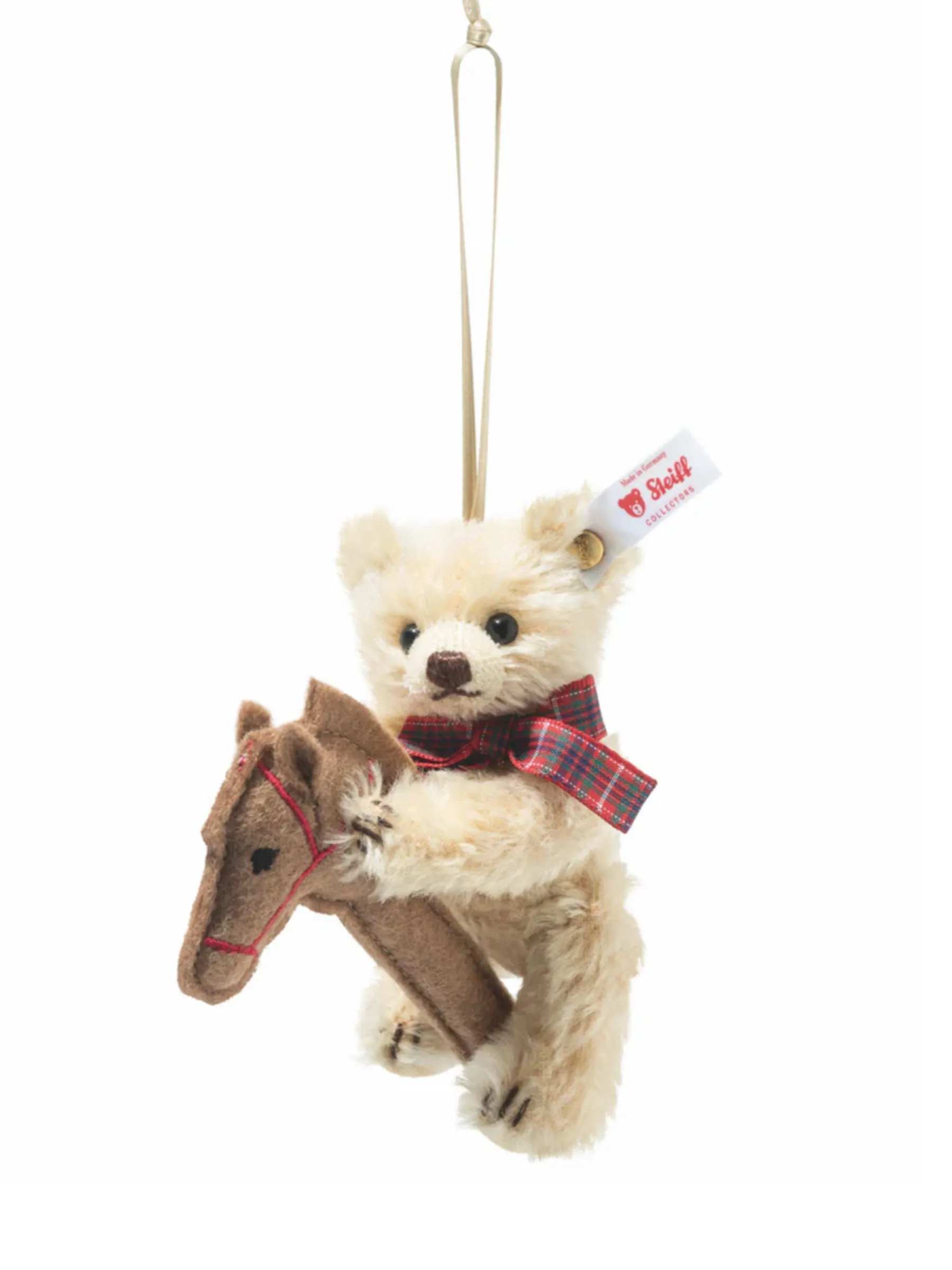 Steiff Teddy Bear Christmas Ornament with Hobby Horse Limited Edition No 330