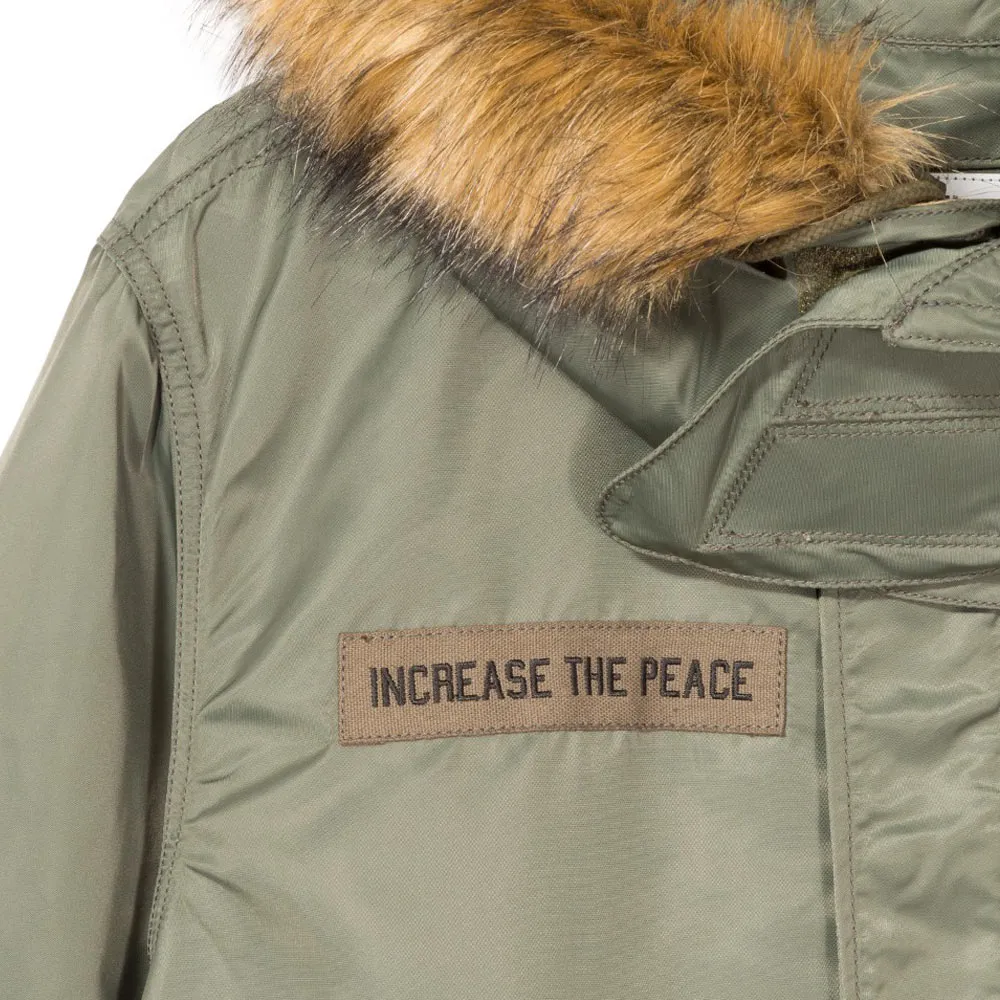 Stussy Alpha Industries M-51 Fishtail Parka Olive Green