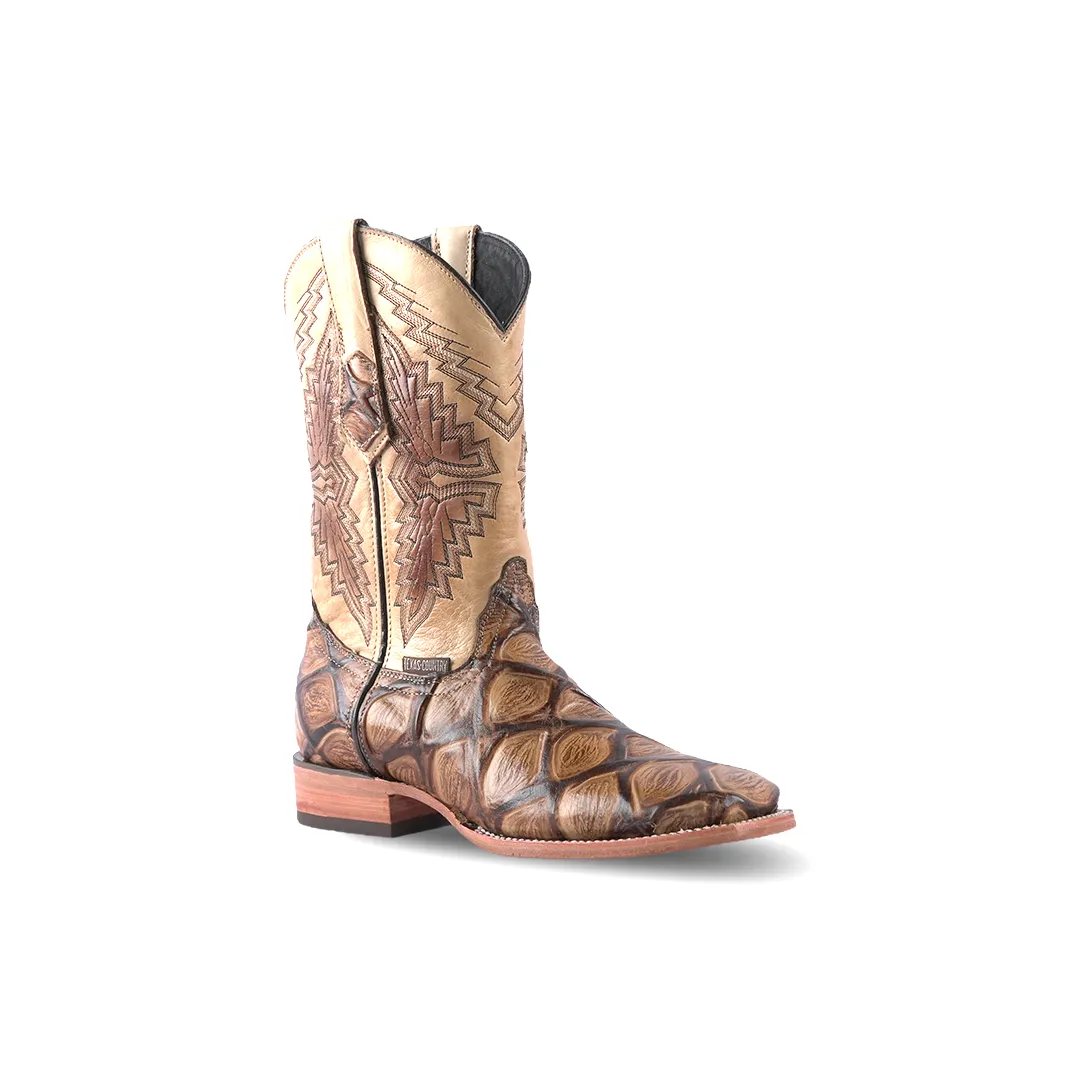 Texas Country Mens Boot Pez Jumbo Orix Munequeado E932