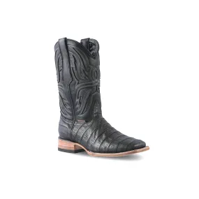 Texas Country Western Boot Belly American Black E690