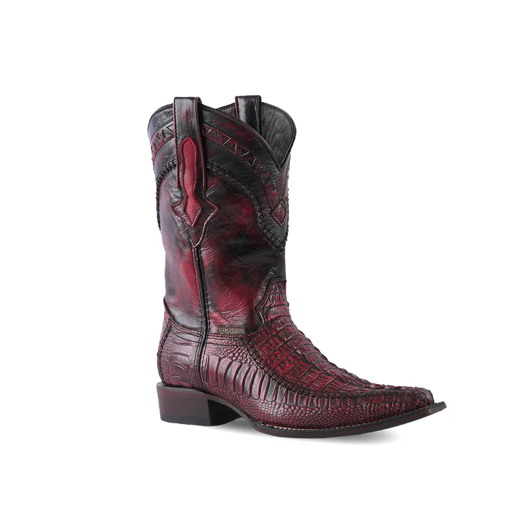 Texas Country Western Boot Colita Black Cherry E203