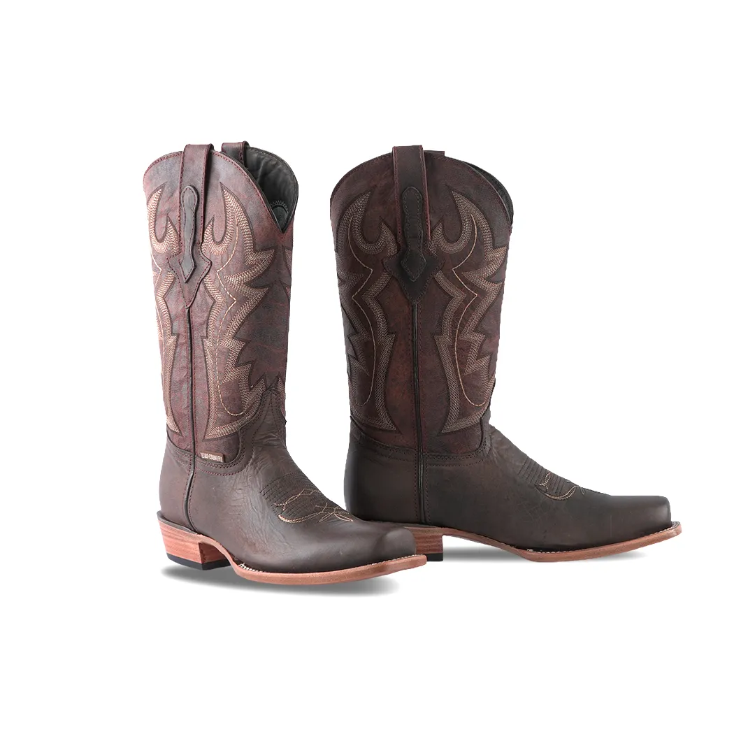 Texas Country Western Boot Fresno Choco NS E906